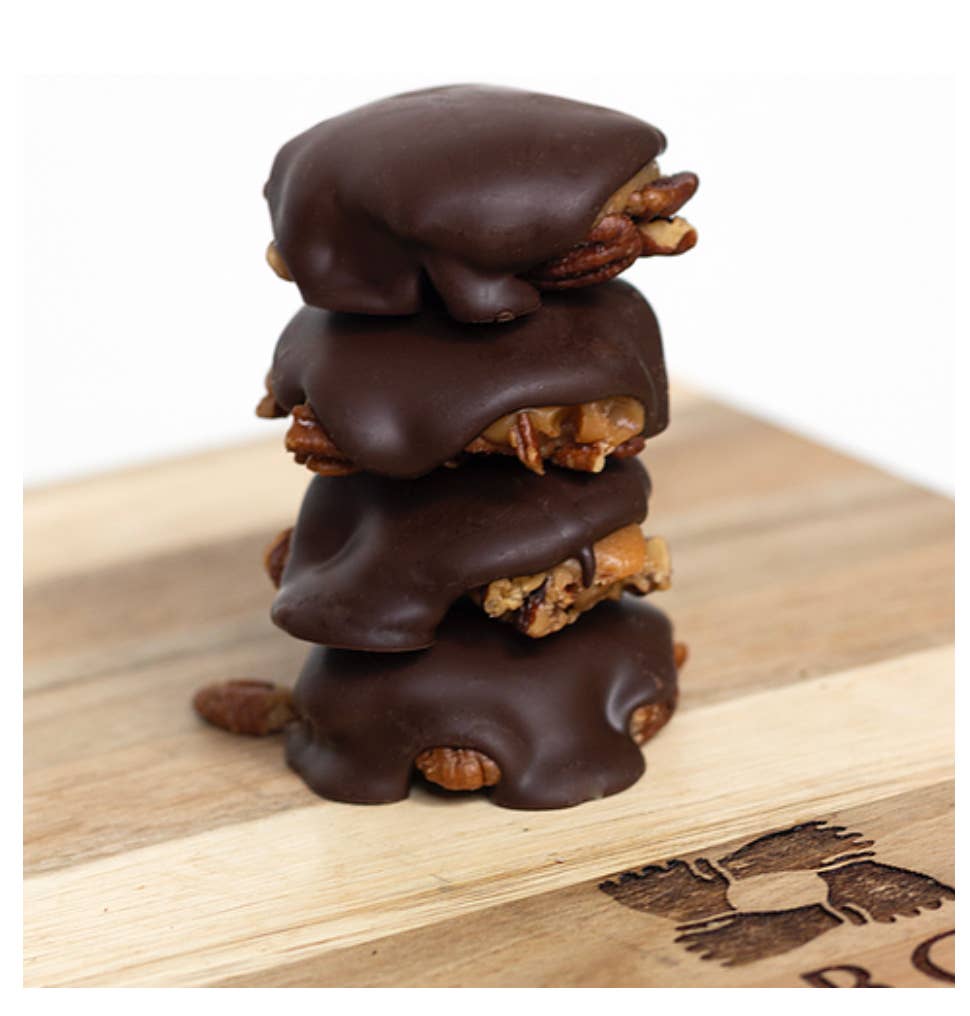 Four Brothers Chocolates - Wholesale Chocolate Covered Sweets - 5 oz. Dark Chocolate Puddle Pouch2