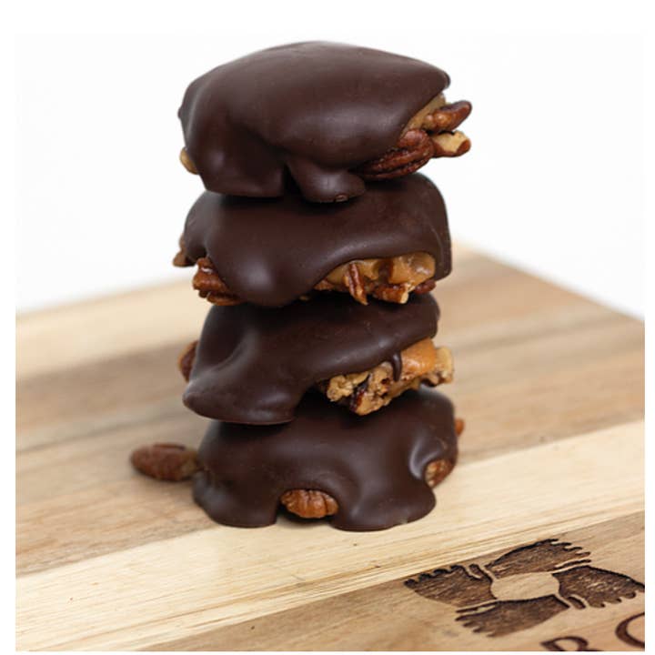 Four Brothers Chocolates - Wholesale Chocolate Covered Sweets - 5 oz. Dark Chocolate Puddle Pouch2