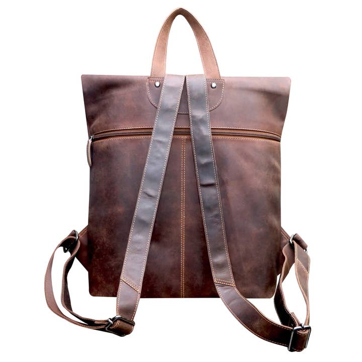 Greenwood – Engroshandel Rygsæk - Unisex – Sandy læderrygsæk stor dame laptop rygsæk 15,6 tommer herre8