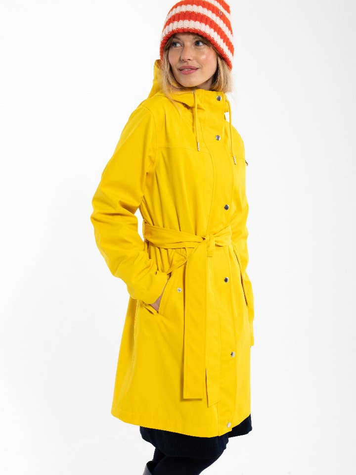 Danefae København - Wholesale Raincoat - Women's - Danerainlover Raincoat Dark Yellow