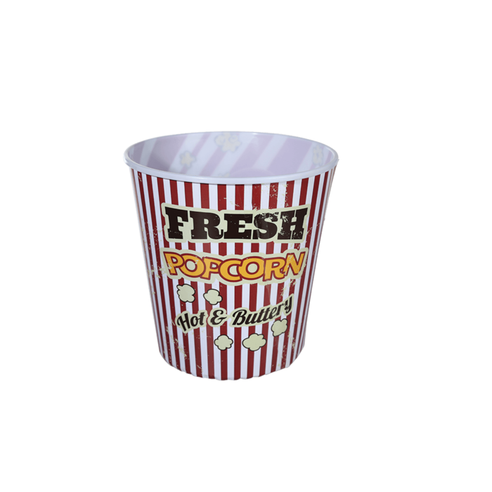 Out of the blue KG - Vente Seau - Seau à popcorn en plastique au style vintage, environ 18 cm1
