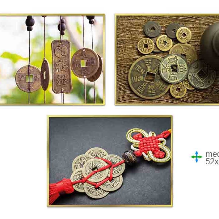 Esoterica Arte - Wholesale Decorative Tabletop Object - Feng Shui Canvas Picture 52x72x2cm (6 pcs)