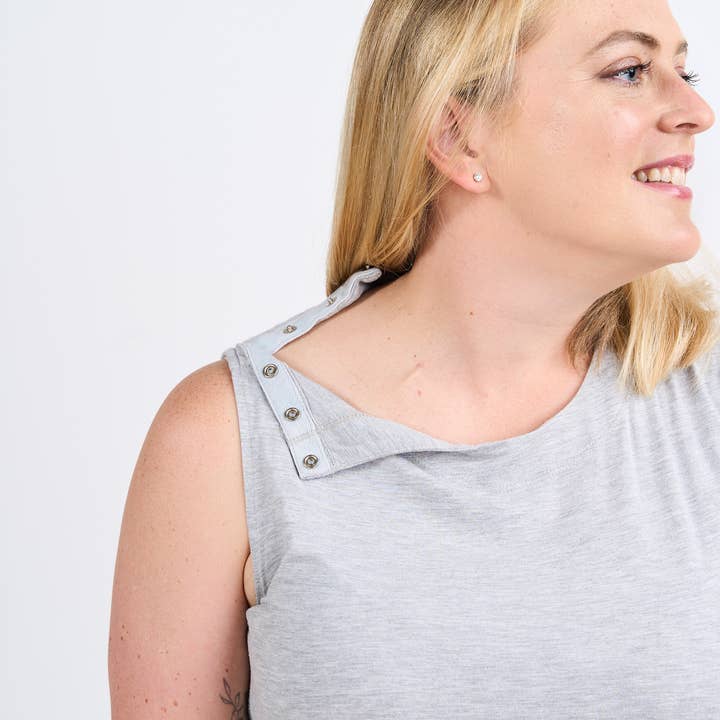 Portt - Wholesale Tank Top - Women's - Gray Port Access Tank Top