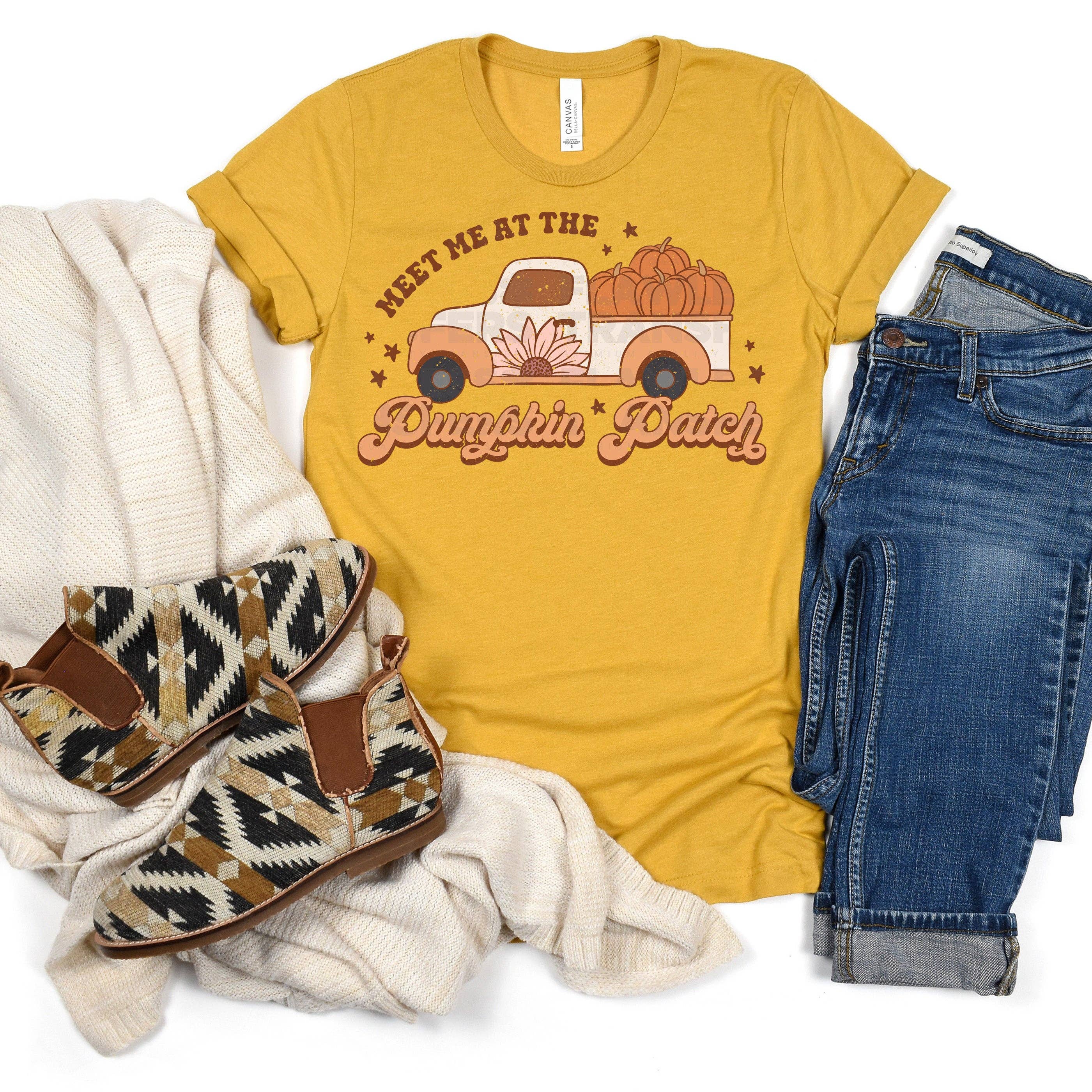 Flawless Transfers – Großhandel Sublimationsrohling – Triff mich am Kürbisfeld DTF-Transfer0