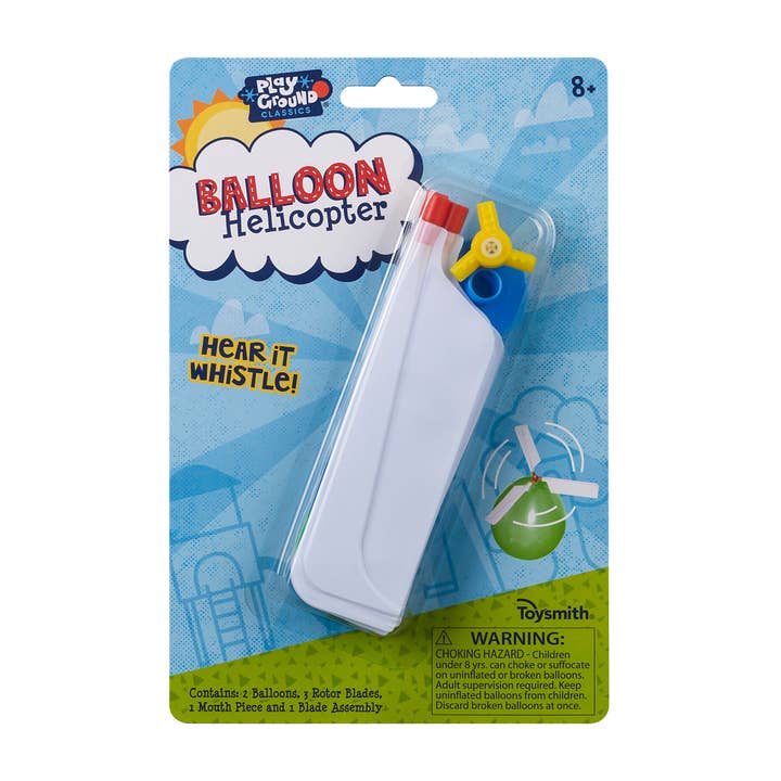 Toysmith - Wholesale Classic Toy - Kids - Playground Classics Balloon Helicopter
