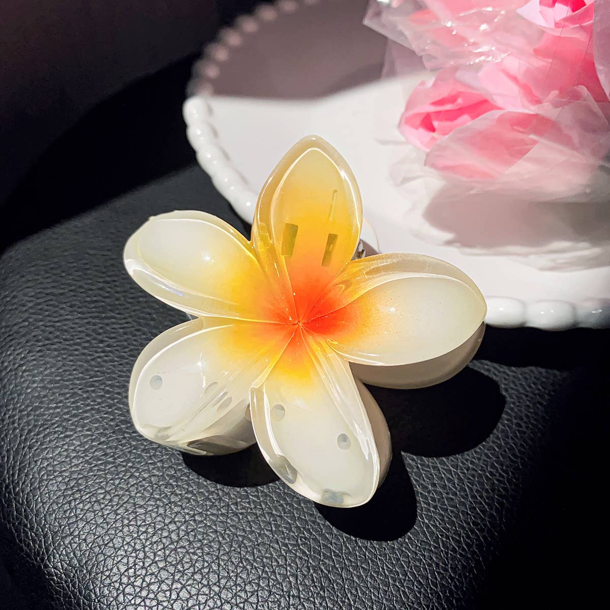 Little Trendy - Wholesale Hair Clip - Women's - Colorful Flower hair claw Clip summer flower hair clip7
