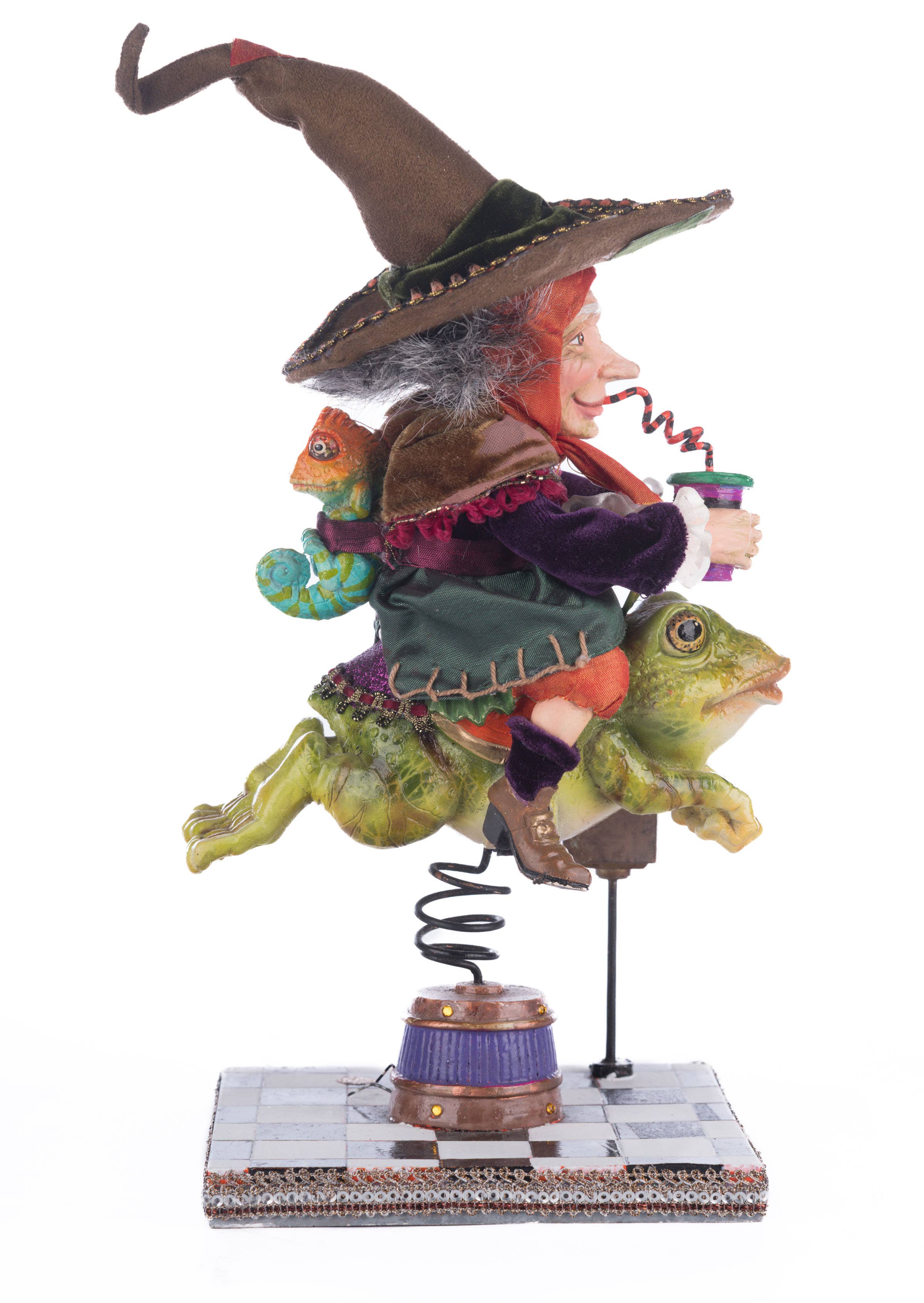 Katherine's Collection - Wholesale Decorative Tabletop Object - Phoebe On Frog Ride Tabletop3