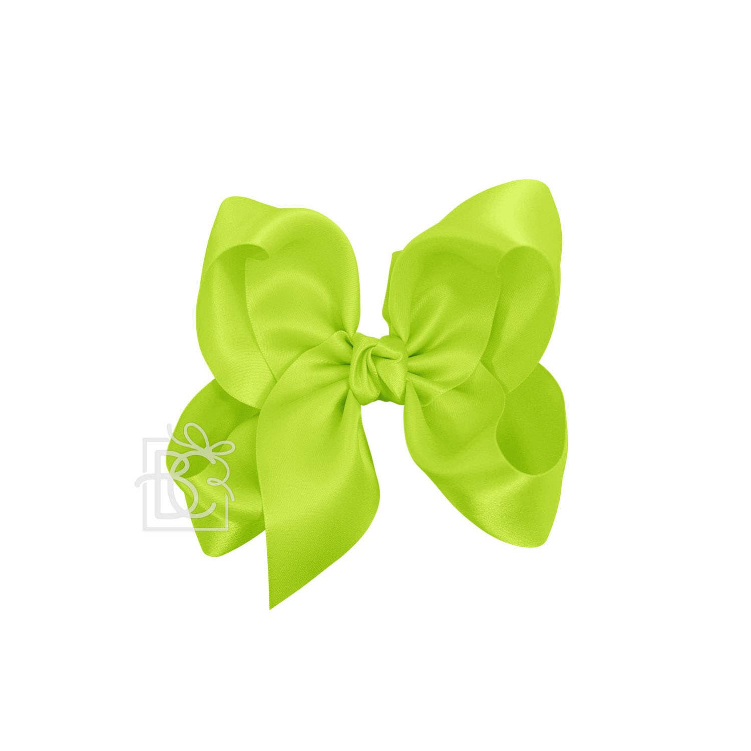 Beyond Creations, LLC - Wholesale Hair Bow - Kids - SATIN BOW ON CLIP128