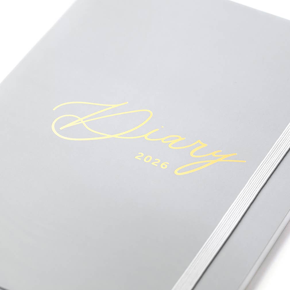 Busy B – wholesale Journal/diary – 2026 Diary | Everyday Weekly Planner Diary |Grey1