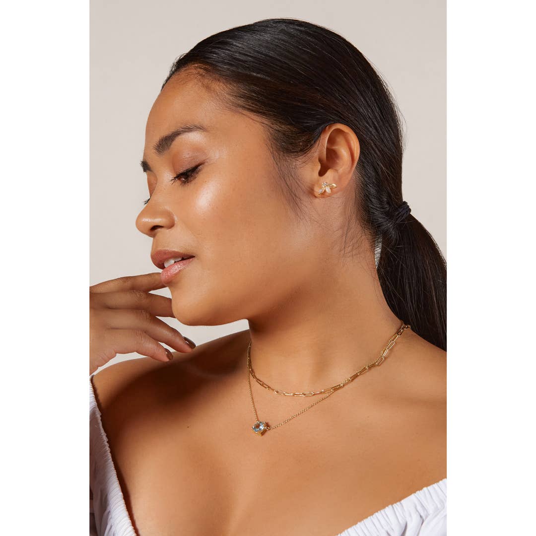 Heilo Jewelry - Wholesale Stud/Post Earrings - Nicole Earrings- Moonstone3