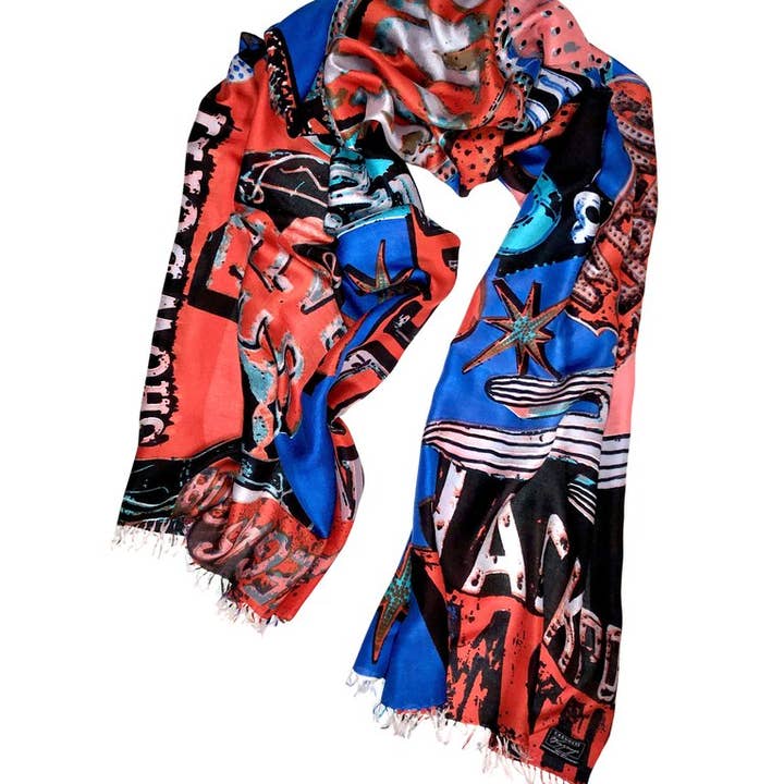 Cashmere Wrappings - Wholesale Scarf - Women's - Vintage Vegas Silk4