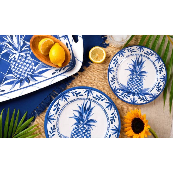 Bamboo Table - Vente Assiette - Collection d'assiettes en bambou Blue Pineapple9