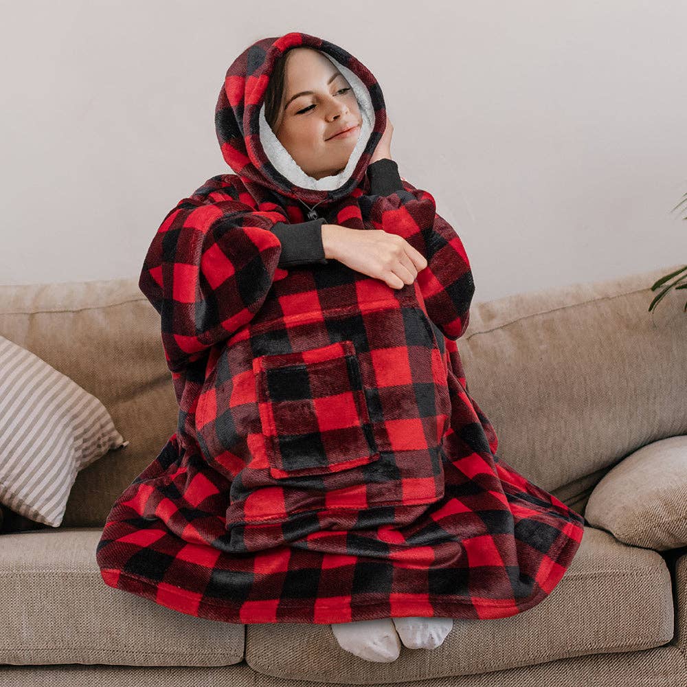 Pavilia - Wholesale Throw Blanket - Neck Warmer Sweatshirt Hoodie Blanket31