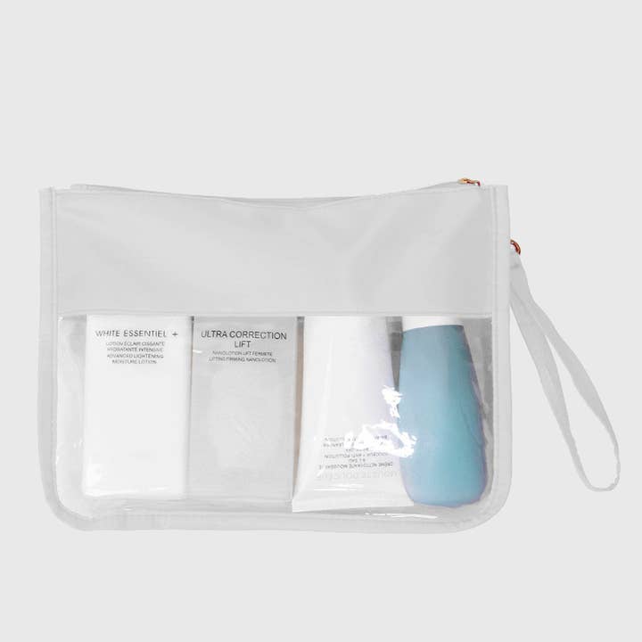 Transparent PVC Cosmetic Bag-Lightweight Travel Makeup Organizer for wholesale by AK Brand