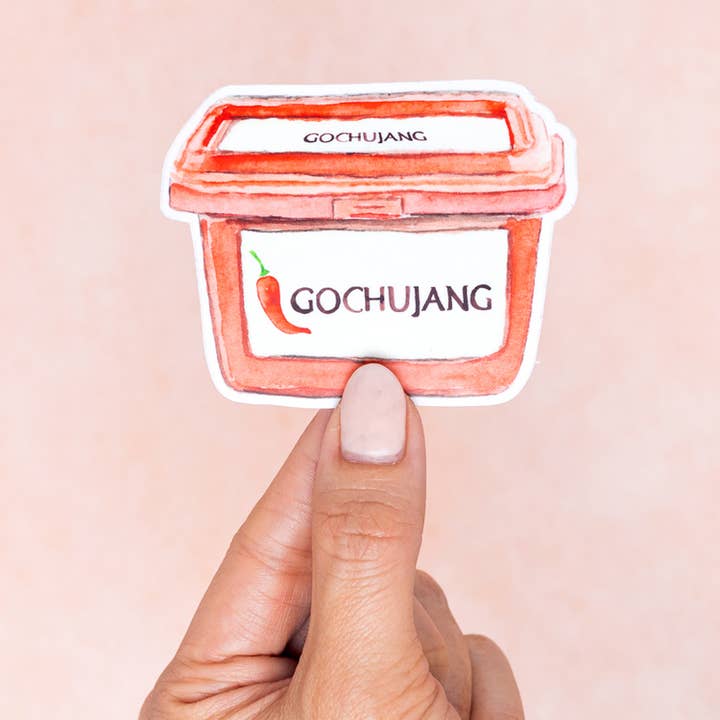 Gochujang Korean Chili Paste Sticker for wholesale by kathyphantastic