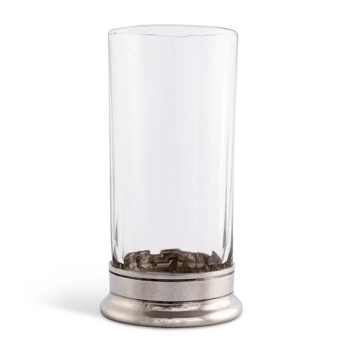 Vagabond House - Wholesale Cocktail/Liquor Glass - Highball - Hatched Glass - Hand-Blown Design