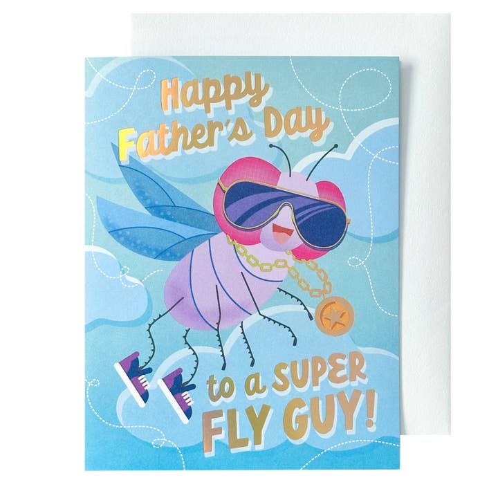 Fly Guy Father's Day Card for wholesale by The Social Type