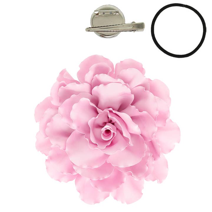 SP Sophia Collection - Wholesale Hair Clip - Women's - Camellia Flower Pin and Hair Clip 12