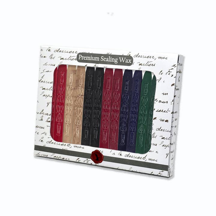 Freund Mayer & Co. - Wholesale Sealing Wax - Premium Sealing Wax Sticks with Wick-Assortm.PK/12-multi1