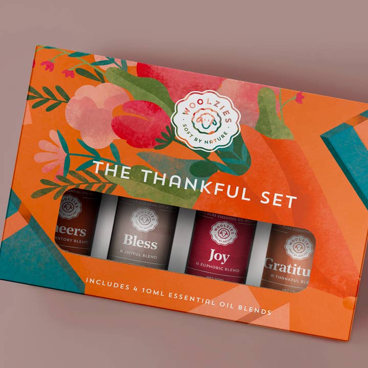 Thankful Essential Oil Collection for wholesale by Woolzies