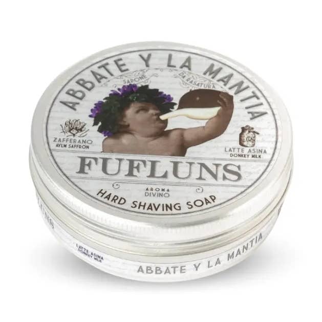 Kräuter-Rasierseife Frische Milch | Safran und Milch für den Großhandel von Abbate Y La Mantia