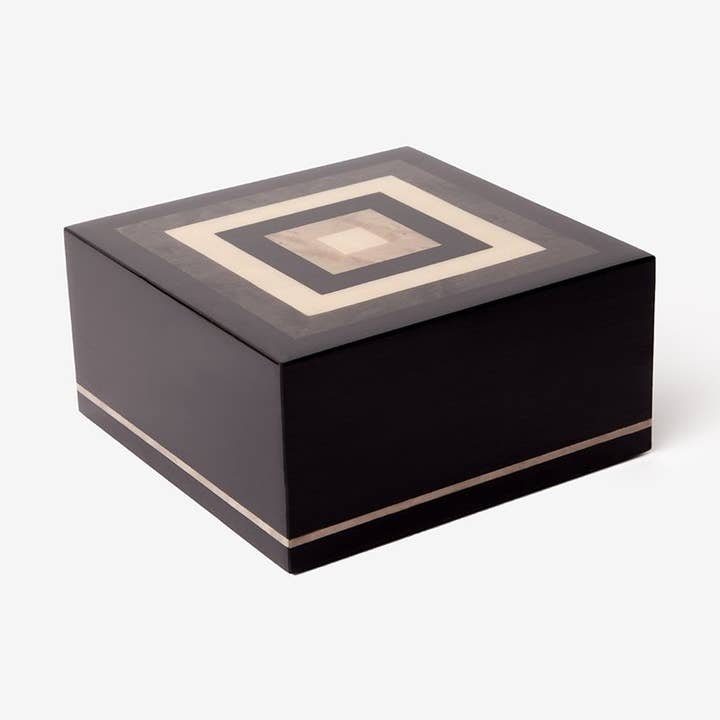 Modern Memorials – Großhandel Haustier-Urne/Andenken-Box – „Piazza“ Urne aus italienischem lackiertem Holz0