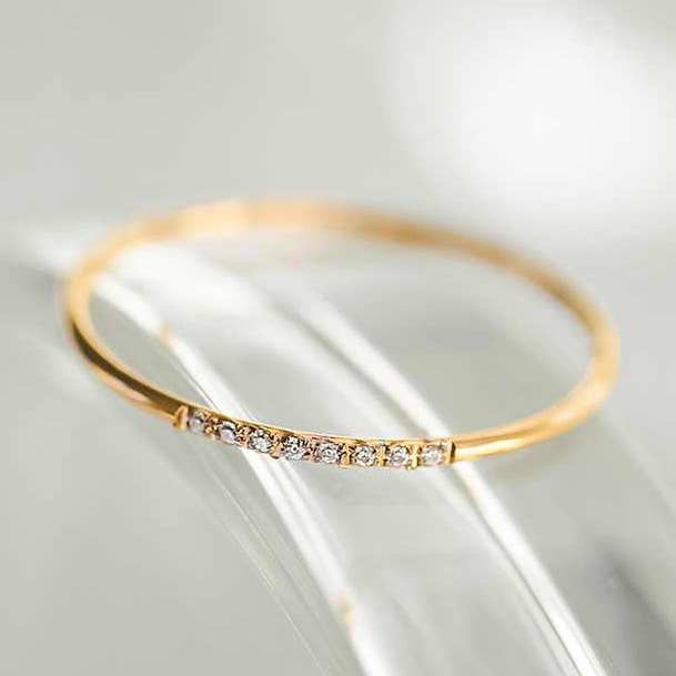 Koch La Ni Jewelry - Wholesale Multi-Stone Ring - Minimal CZ Gold Ring0