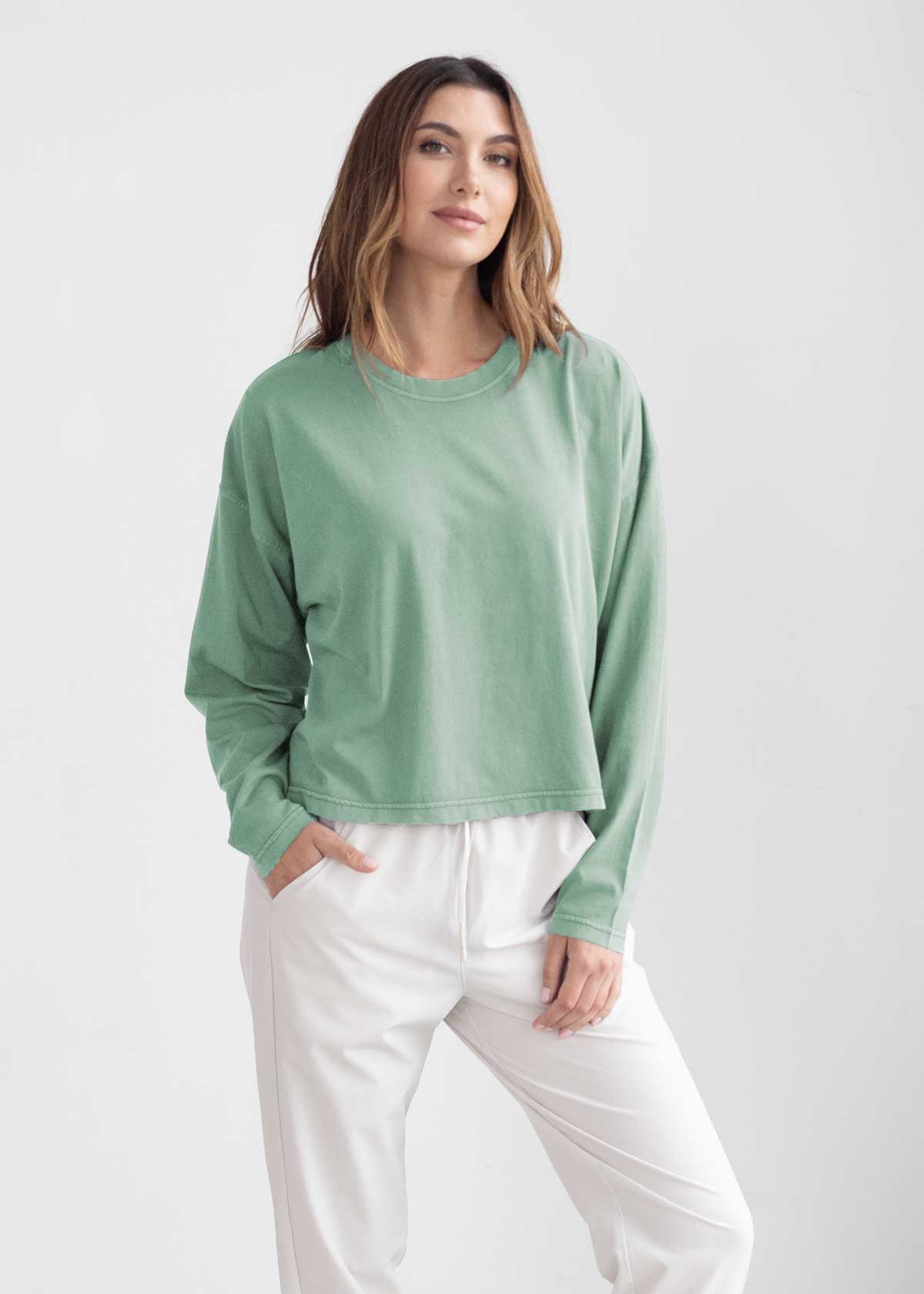 chicka-d - Vente Sweat-shirt – femme - Bar Harbor à manches longues, en toutes couleurs15