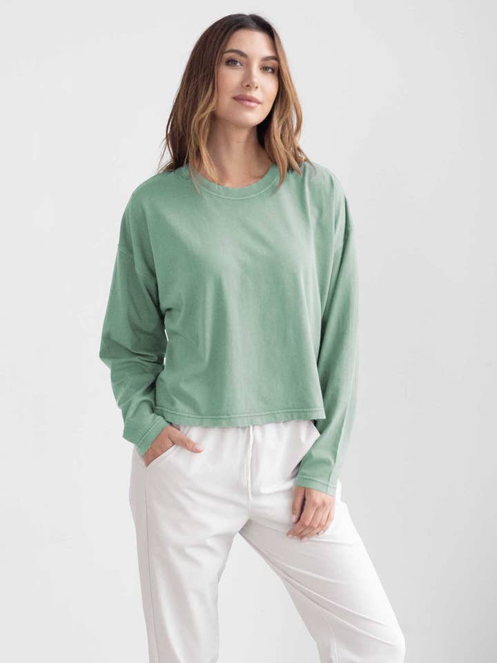 chicka-d - Vente Sweat-shirt – femme - Bar Harbor à manches longues, en toutes couleurs15