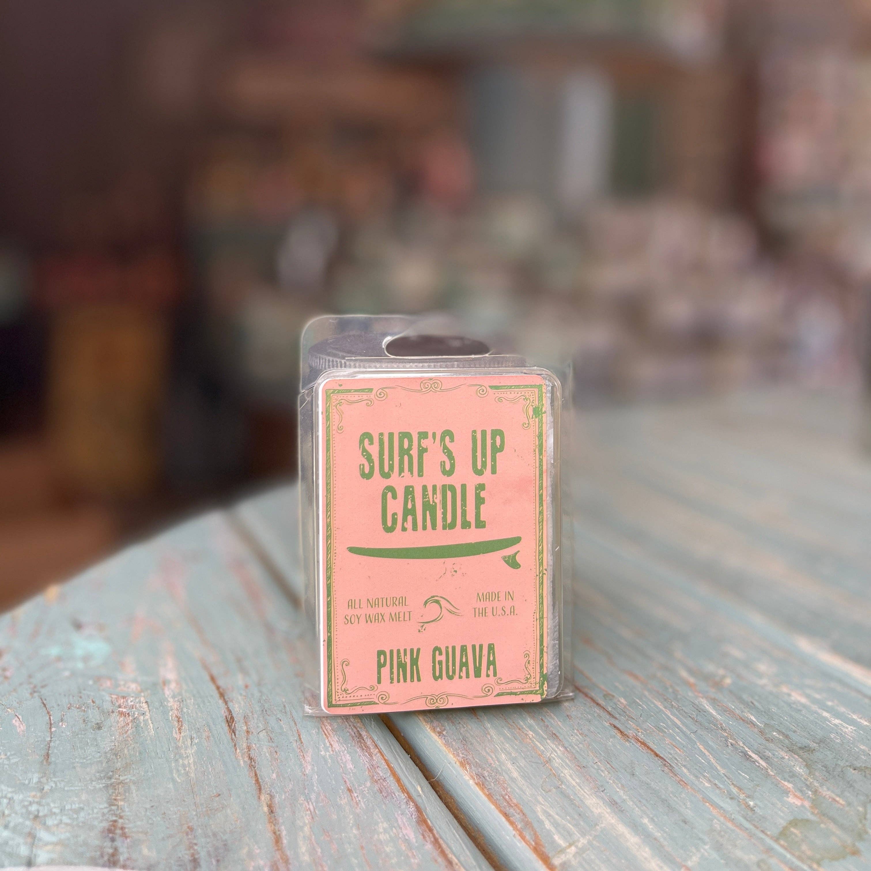 Surfs Up Candle - Venta al por mayor Velas en tarros - Vela Pink Guava Mason Jar, colección original4