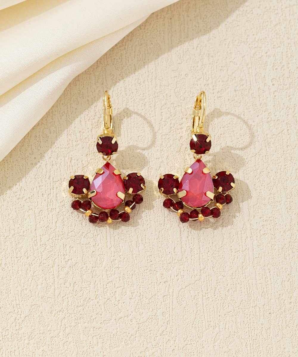 Blossom bijoux – Brincos de argola por atacado – Brincos pendentes coloridos – 26AHBOL0421