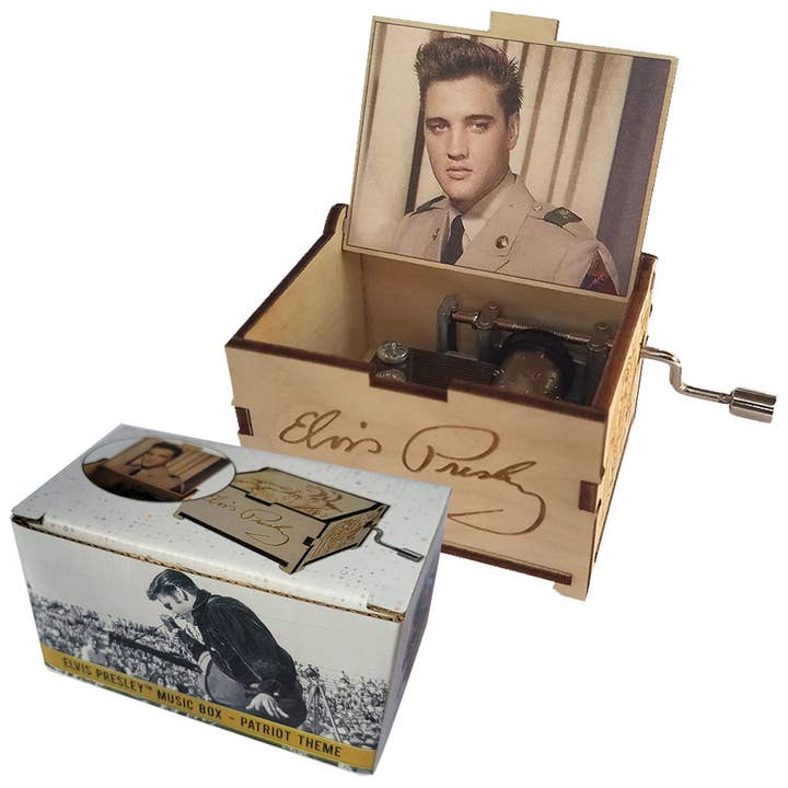 The Laser's Edge LLC - Wholesale Decorative Tabletop Object - Elvis Presley Mini Music Box