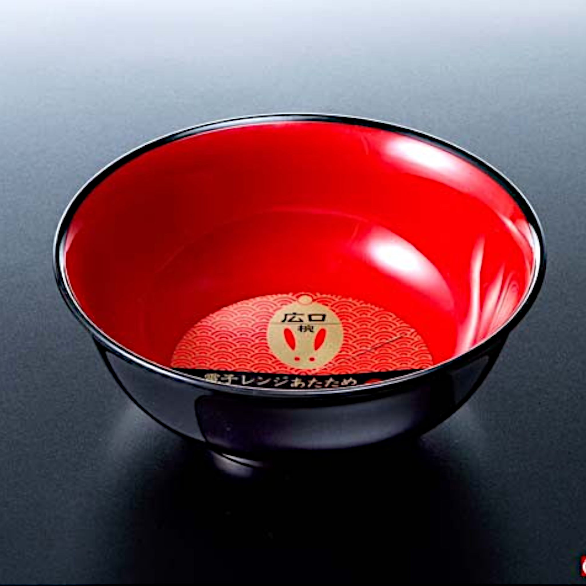 Urban Tokyo - Wholesale Bowl - 5.7"D Miso Soup Red Black Bowl JP (10/120)0