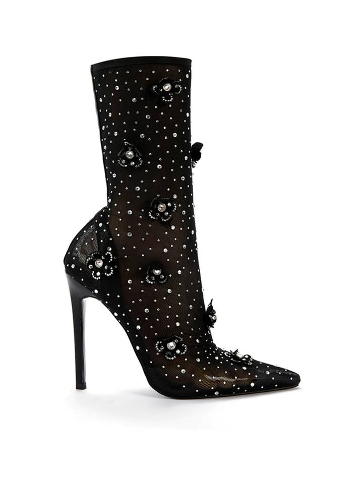 Azalea Wang - Wholesale Booties - Women's - SMARLOWE BLACK STILETTO BOOTIE