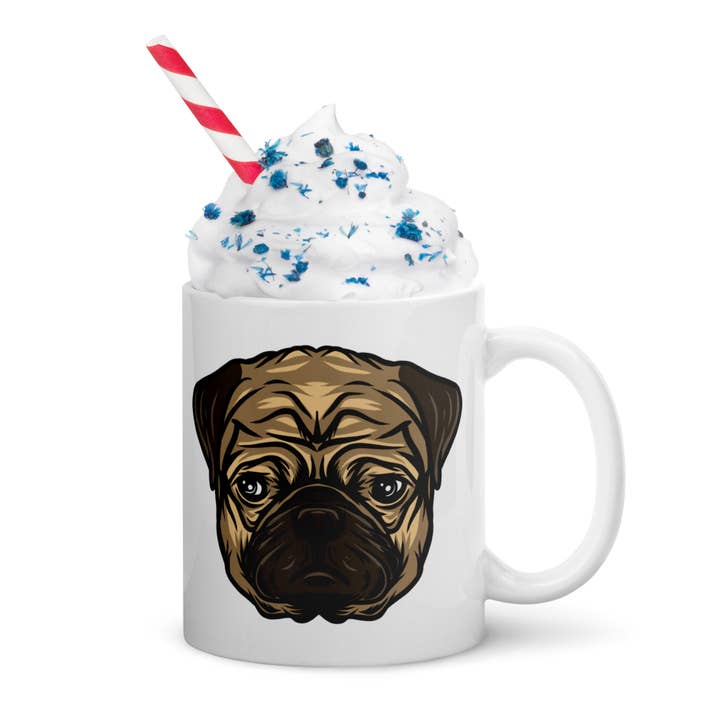 Club No-Kill 2027 Coffee Mugs - Wholesale Coffee Mug - Vinny the Pug Coffee Mugs 10