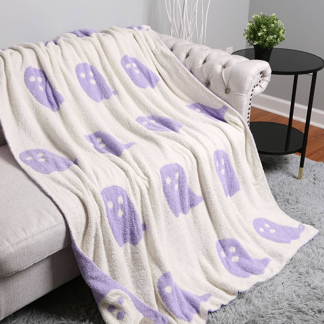 Fashion City - Wholesale Throw Blanket - Ghost Patterned Throw Blanket5