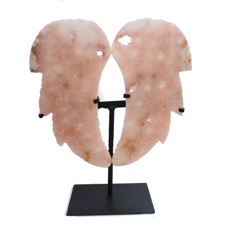 Pink Amethyst Wings on Base 10 for wholesale by Gemstone USA