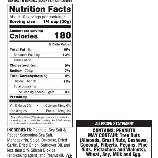 Tennessee Peanut Company - Wholesale Nuts - Sea Salt & Cracked Pepper7