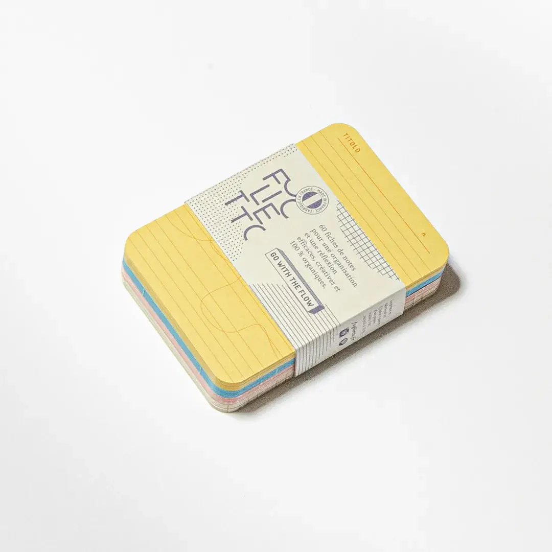 Foglietto - Wholesale Stationery/Notecard Set - Go with the flow - Deck of A7 memo cards12