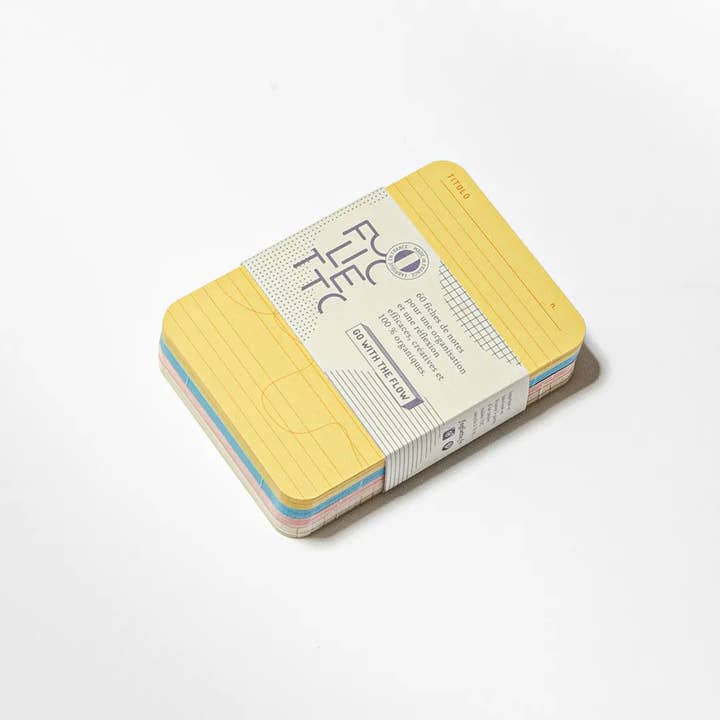 Foglietto - Wholesale Stationery/Notecard Set - Go with the flow - Deck of A7 memo cards12