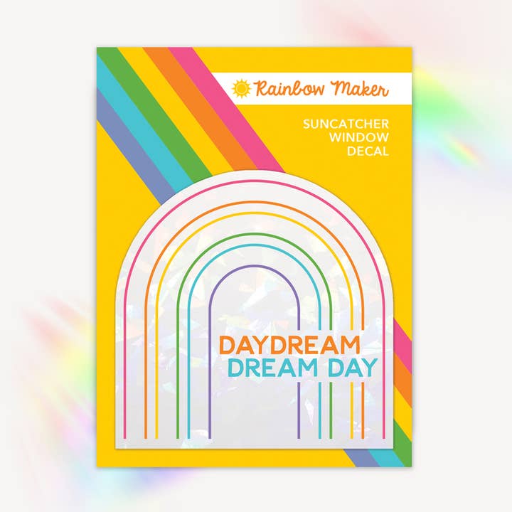 Daydream Rainbow - Rainbow Maker - Suncatcher Decal for wholesale by Rock Scissor Paper