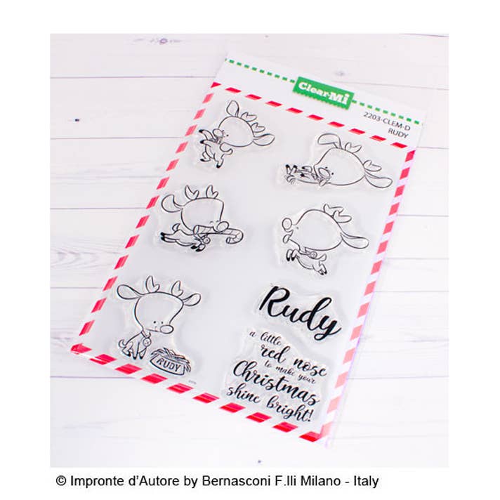 Rudy transparent polymer stamps for wholesale by Impronte D'Autore