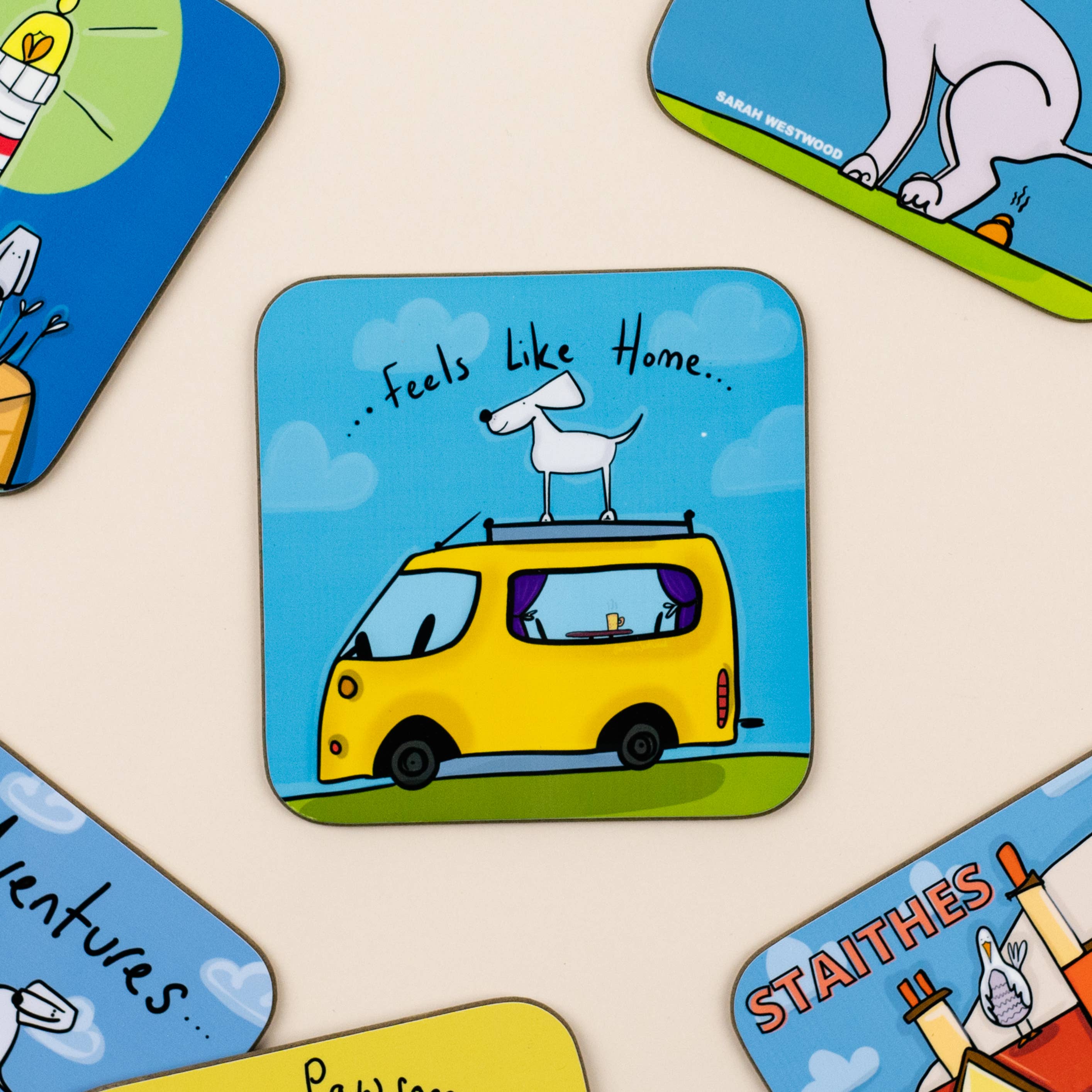 Sarah Westwood - Wholesale Coasters - Feels like Home Coaster