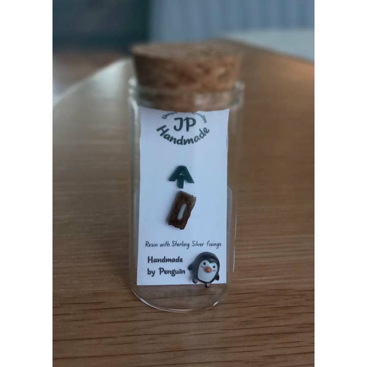 Jp Handmade - Wholesale Stud/Post Earrings - Appalachian Trail Stud Earrings in a bottle mixed pack3