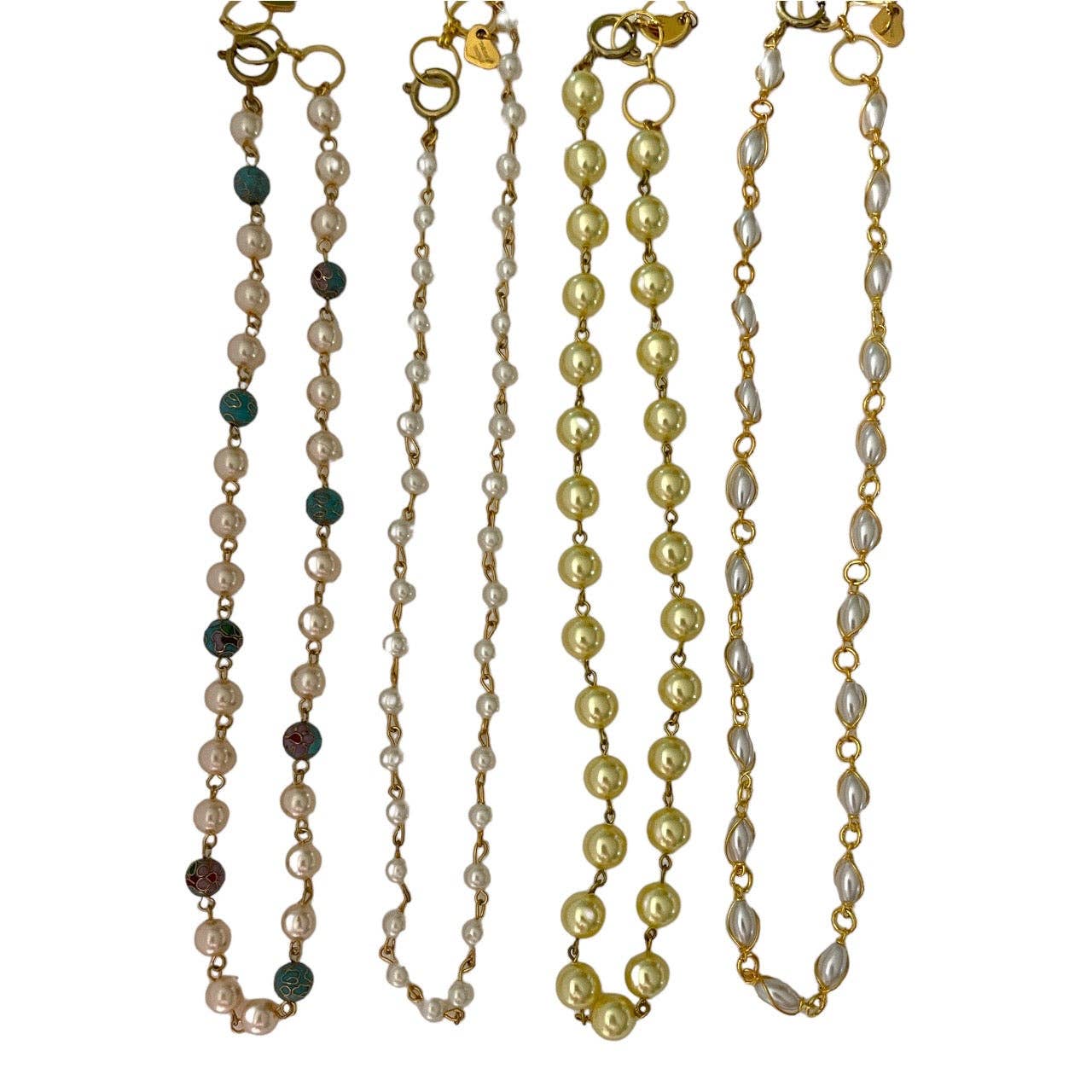 The Sage Vintage - Wholesale Link & Chain Necklace - Plain Deadstock Chain Necklace - Make Your Own: Gold0