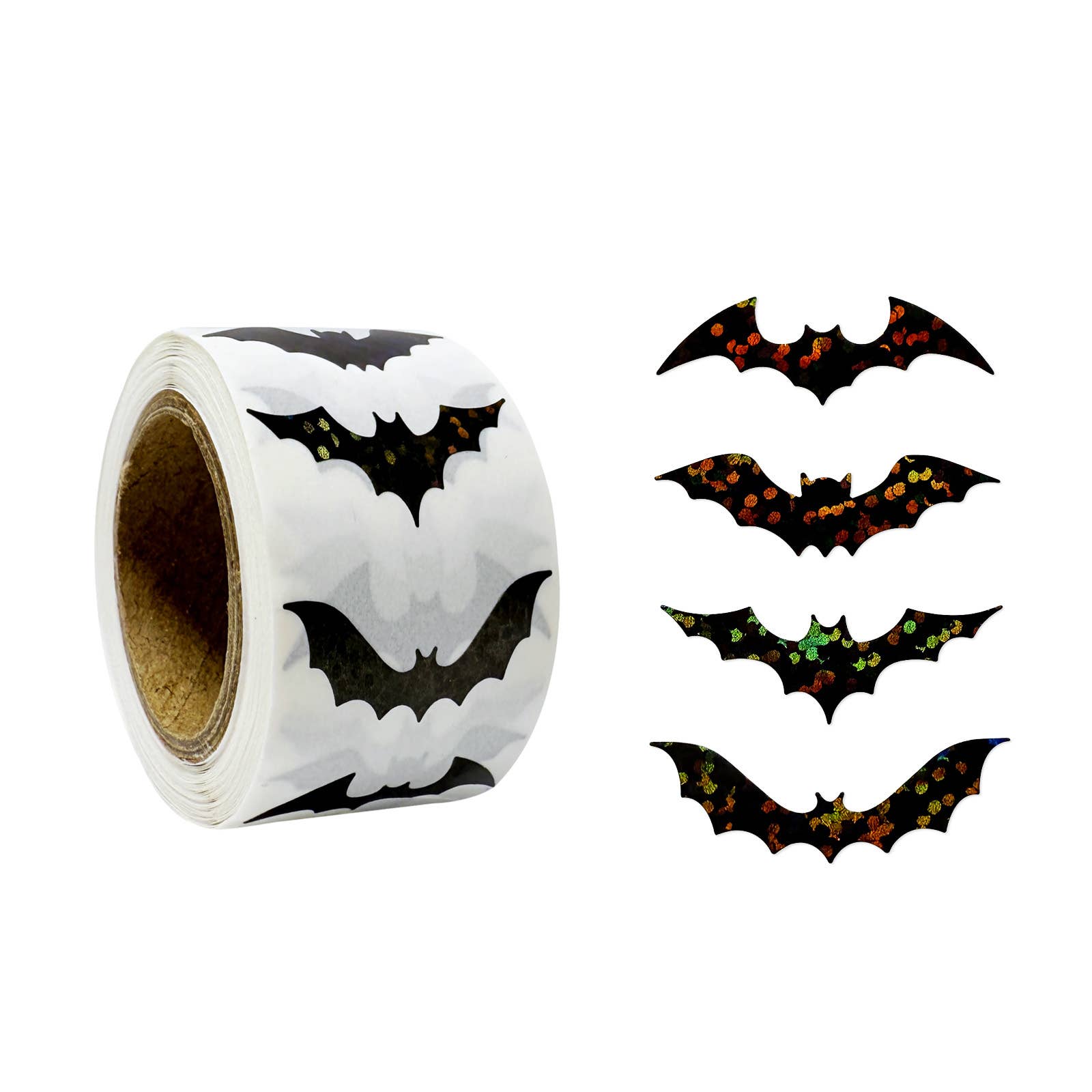 Wrapables.com - Wholesale Sticker - Wrapables Holographic Halloween Sticker Roll 500pcs8