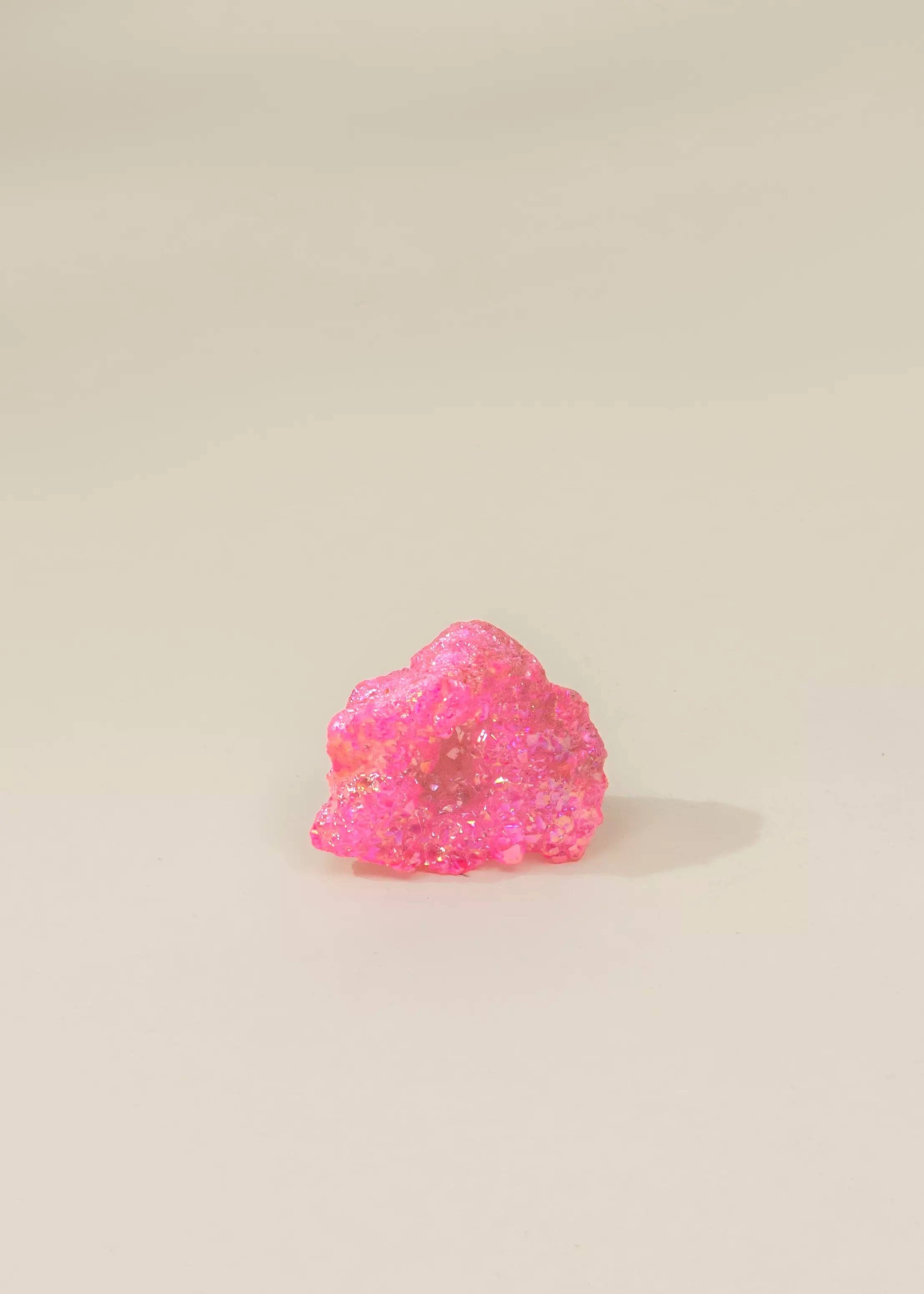 Coco Village – wholesale Decorative tabletop object – Collectible Mineral - Pink Geode2