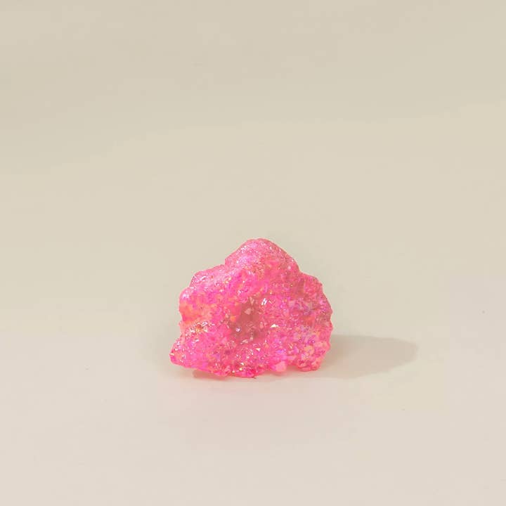 Coco Village – wholesale Decorative tabletop object – Collectible Mineral - Pink Geode2