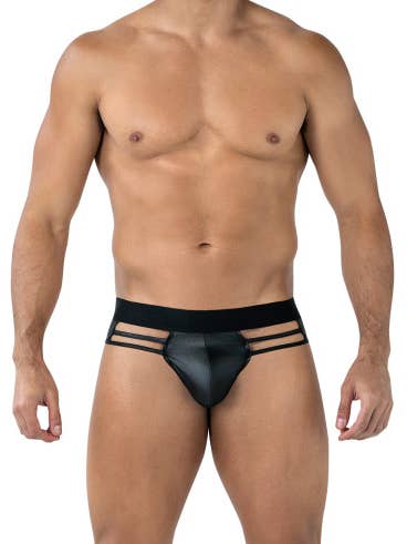 R4VAGE por C4M Black Wired String (Preto) por atacado de CUT4MEN