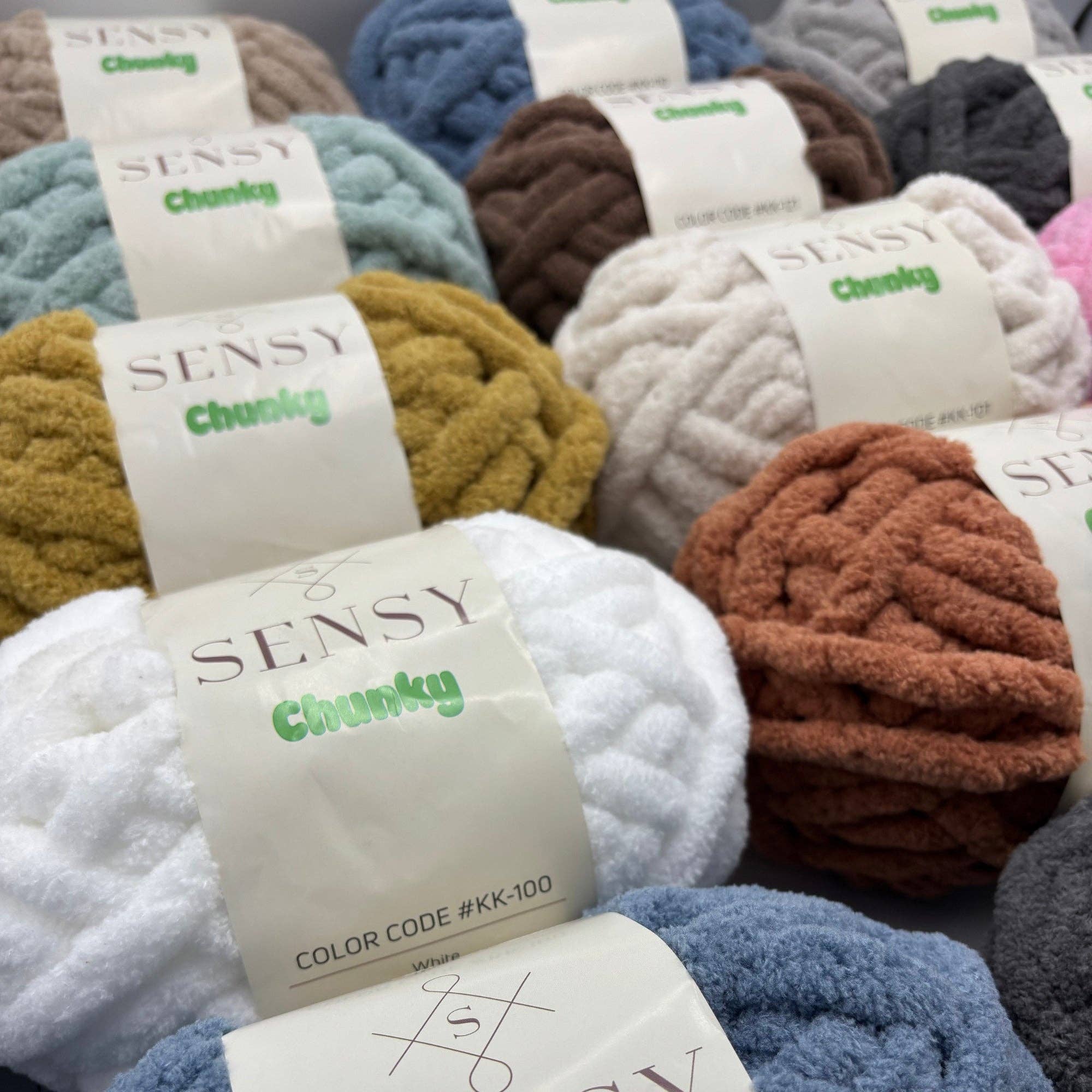 Sensy - Wholesale Yarn - Sensy Chunky Yarn, Blanket Yarn, 7 oz, 28 Yards, Gauge 7 Jumbo19